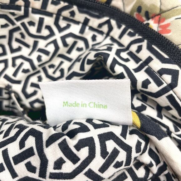 Vera Bradley Hipster Mailbag Crossbody Bag Purse & Zip Around Wallet DOGWOOD - Picture 16 of 16